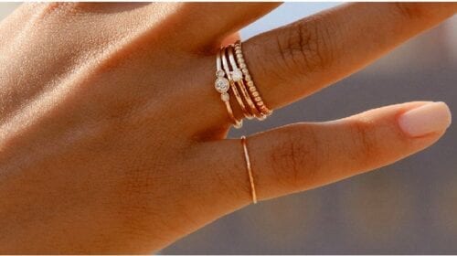 Dainty Gold Rings from AU-Rate