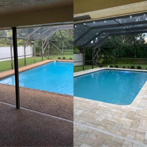 Boca Raton Patio and Pool Makeover Reveal