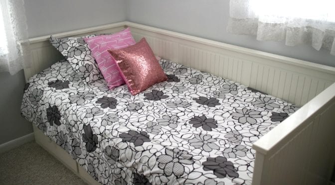 Big Girl Bedroom Makeover In Boca Raton Modern Pink Theme