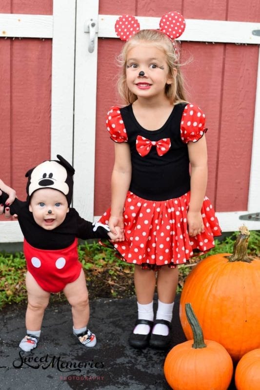 Mickey And Minnie Mouse Halloween Photoshoot In Delray Beach