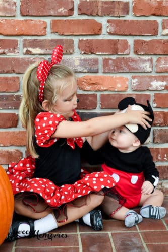 Mickey and Minnie Mouse Halloween Photoshoot