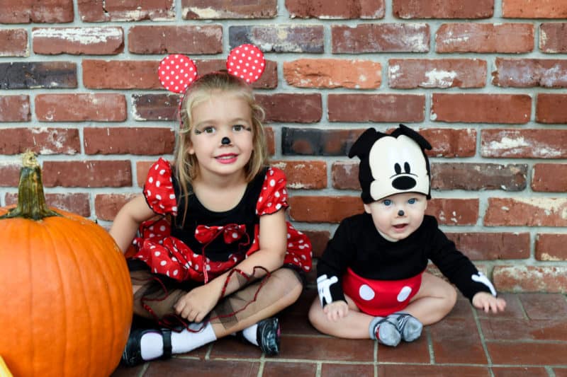 Mickey and Minnie Mouse Halloween Photoshoot in Delray Beach