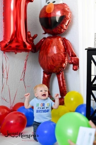 Elmo themed Boca birthday party