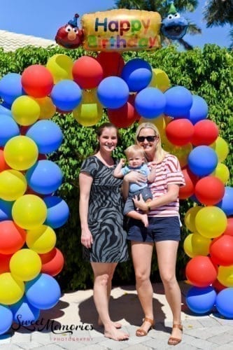 Elmo themed Boca birthday party