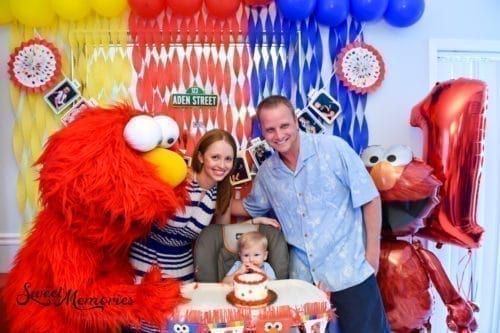 Elmo themed Boca birthday party