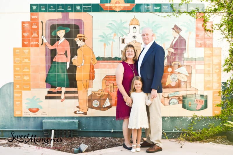 Boca Raton Train Museum photo shoot by Sweet Memories Photography