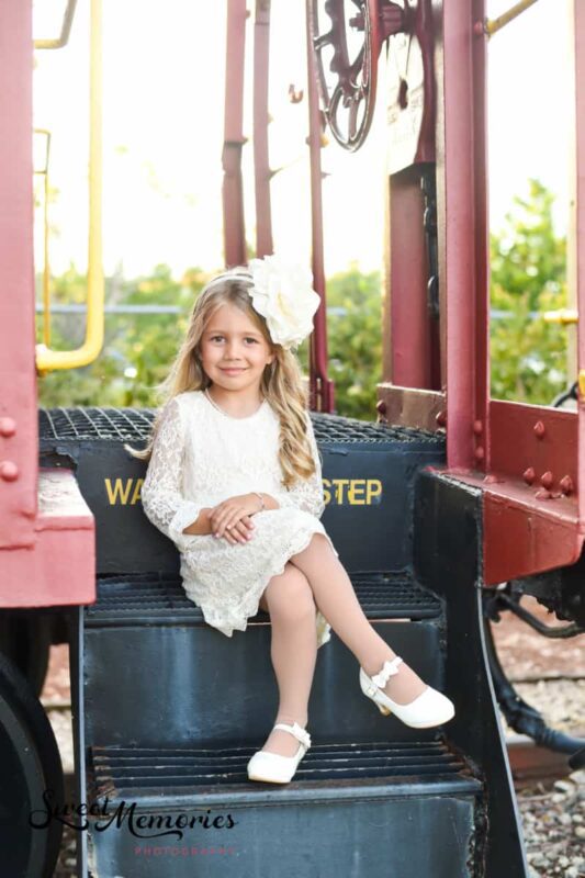 Boca Raton Train Museum photo shoot by Sweet Memories Photography