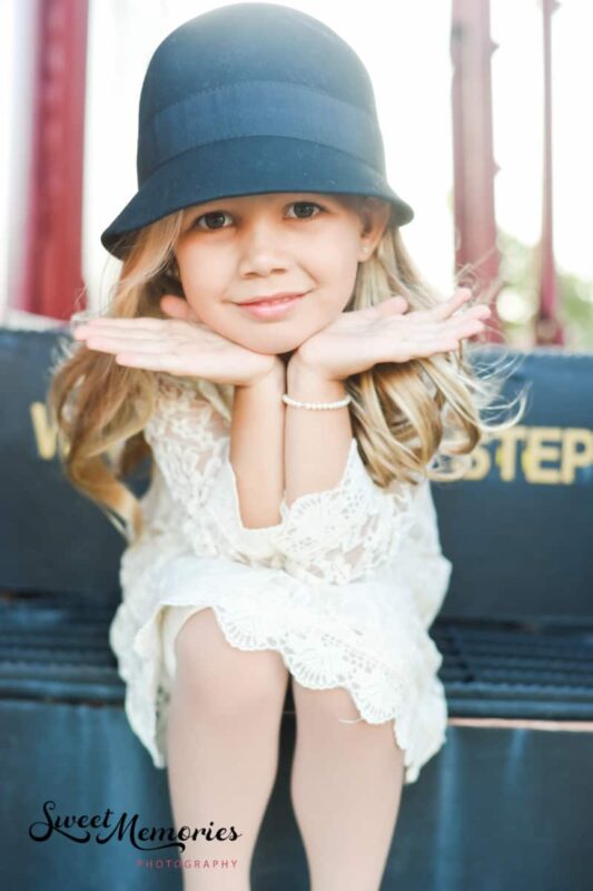 Boca Raton Train Museum photo shoot by Sweet Memories Photography