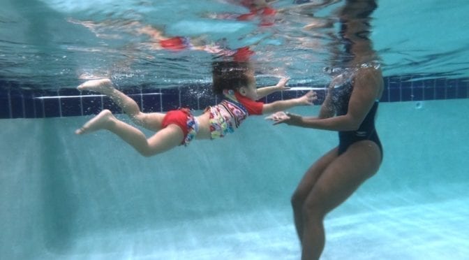 Nathania and student uw