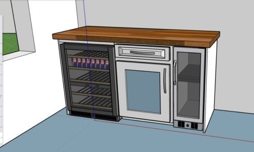 Boca kitchen project | NewAir 19-Bottle Compressor Wine Cooler | AWR-190SB