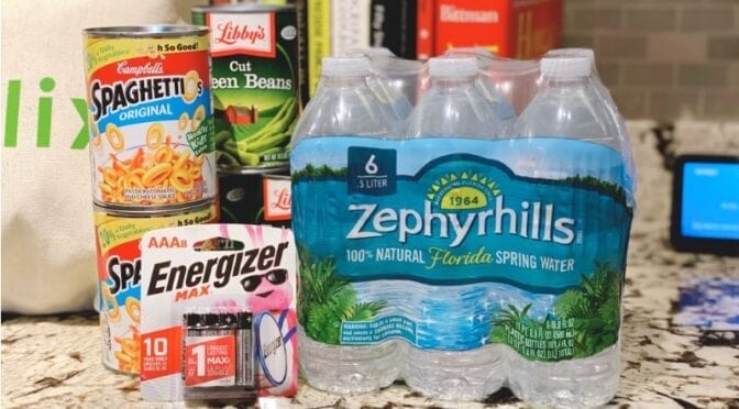 Storm Supplies at Publix Featured