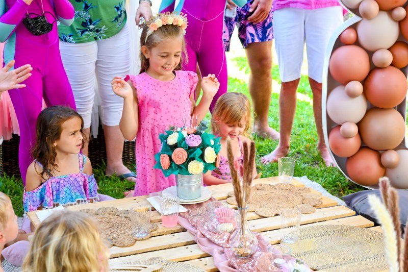 DIY boho pallet picnic with cake by Brandy's Bites