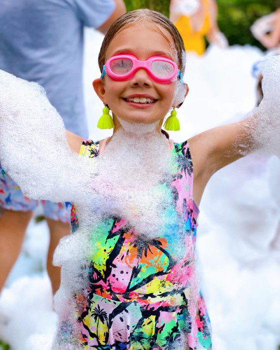 Neon foam birthday party in Boca Raton