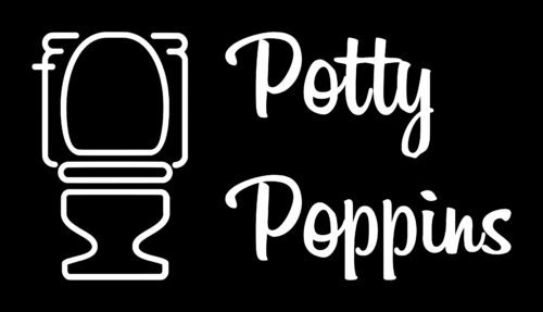 Potty Poppins logo, the best potty training method