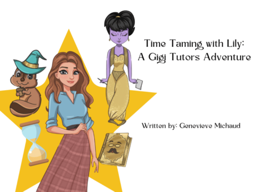 “Time Taming With Lily: A Gigi Tutors Adventure” book cover