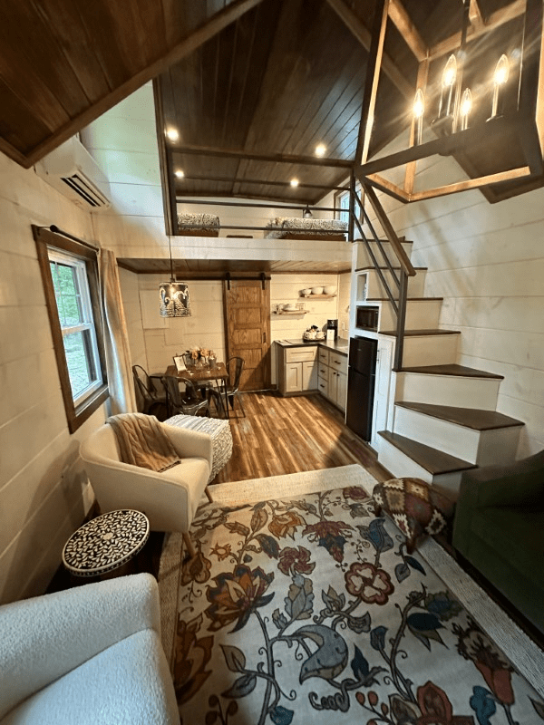 North Carolina Tiny Home Cabin at Indigo Nature Retreat