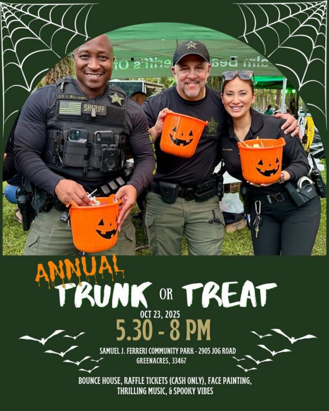 PBSO Annual Trunk or Treat 2025