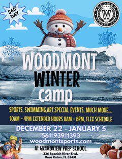 2025 South Florida Winter Break Camps Woodmont Winter Camp