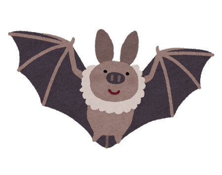 Cartoon Image of a Bat