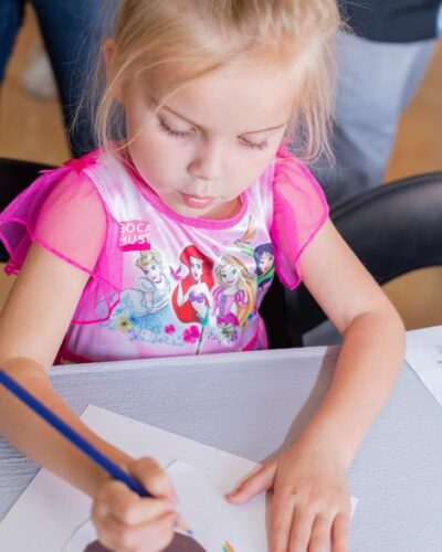 Sketching in the Galleries Event Calendar Card