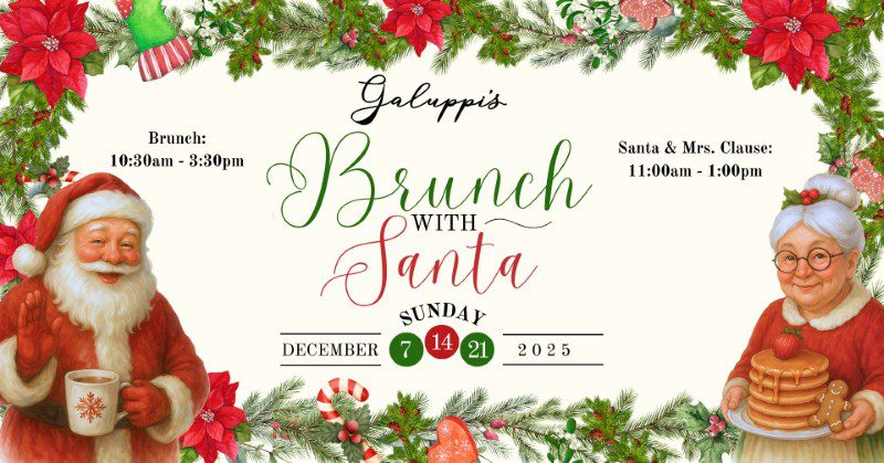 South Florida Holiday Events Galuppi's Santa Brunch 2025
