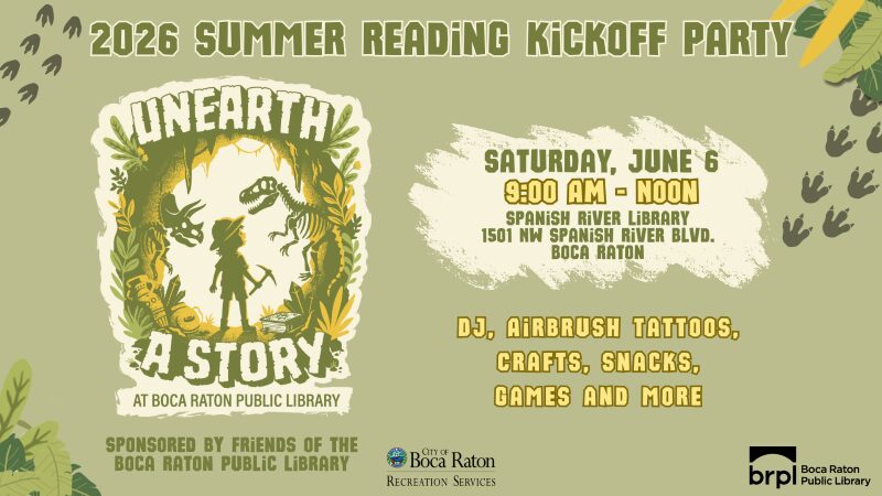 2026 Summer Reading in Boca Raton