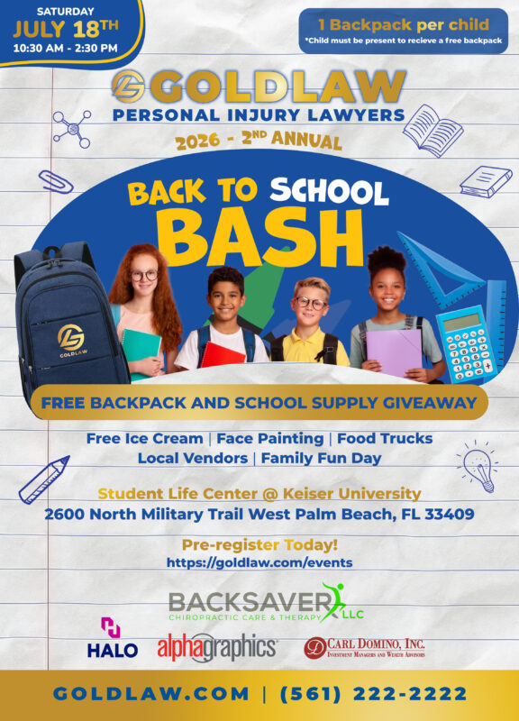 Back to School Bash 2026 flyer