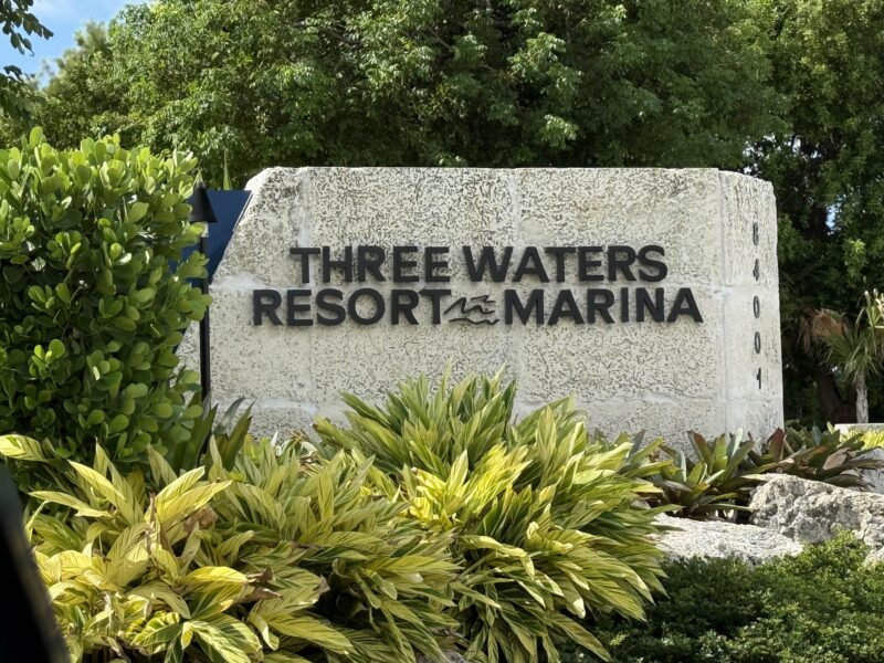 Three Waters Resort Islamorada, FL Sign Three Waters Resort Islamorada, FL (1)