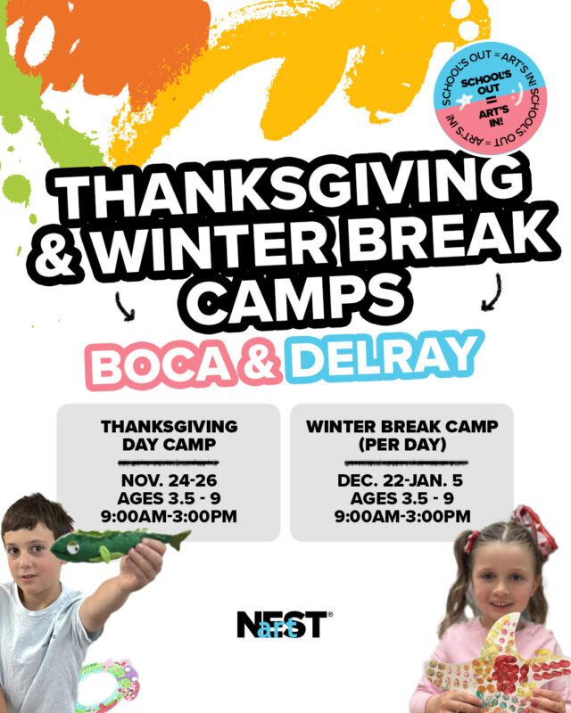 2026 South Florida Winter Break Camps & Fall Break Camps artNEST