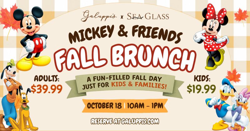 Galuppi's Mickey & Friends Fall Brunch 2026