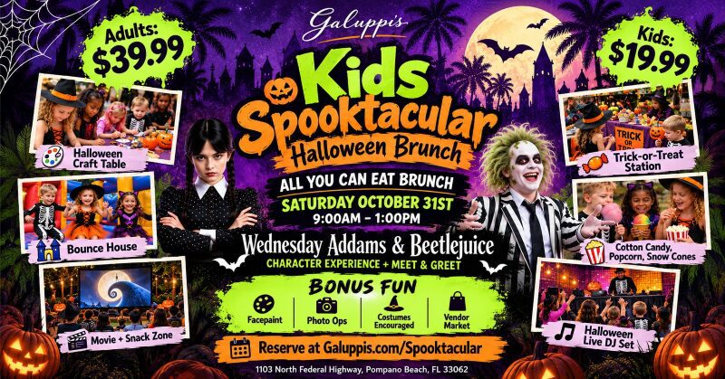 Kids Spooktacular Halloween Brunch at Galuppi's 2026