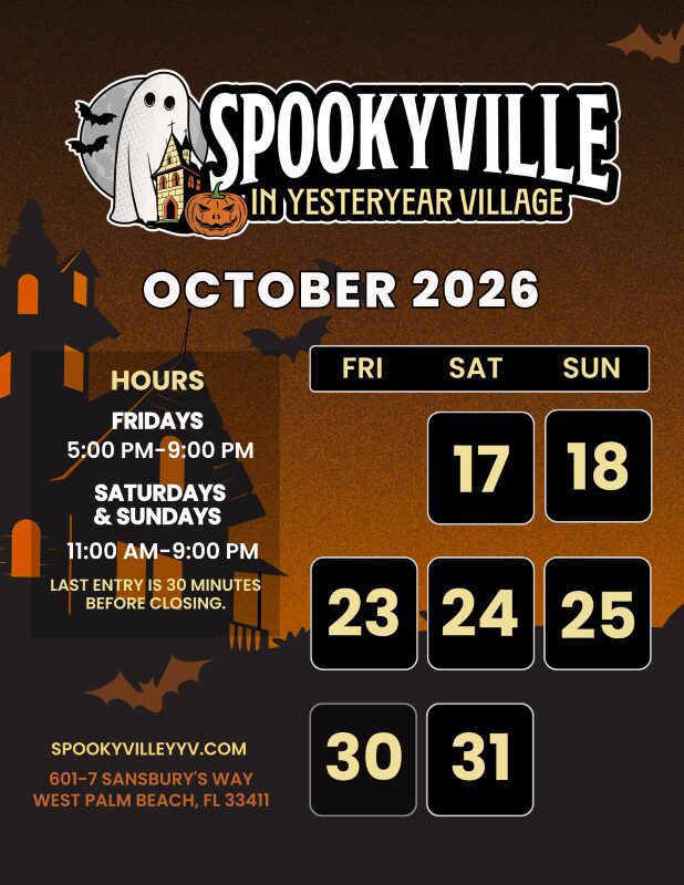 Spookyville 2026 Halloween Events in South Florida