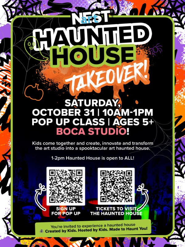 artNEST Halloween Event Boca Raton 2026