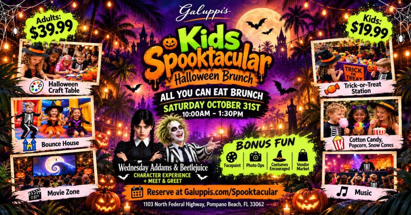 Kids Spooktacular Halloween Brunch at Galuppi's 2026 v3 Kids Spooktacular Halloween Brunch at Galuppi's 2026 v3