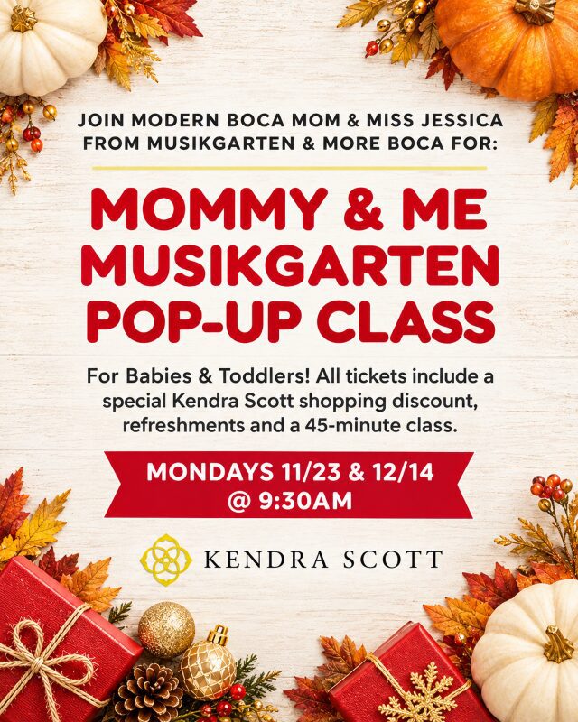 Musikgarten Pop Up at Kendra Scott November and December 2026