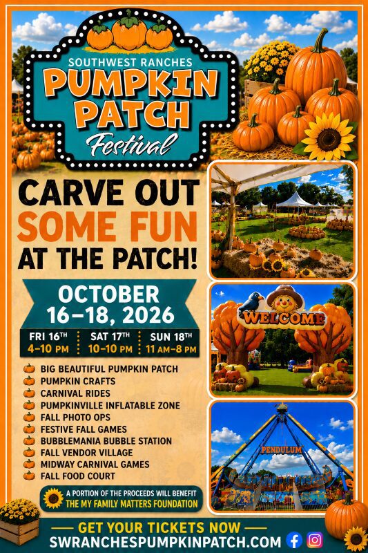 SW Ranches Pumpkin Festival 2026 SW Ranches Pumpkin Festival 2026
